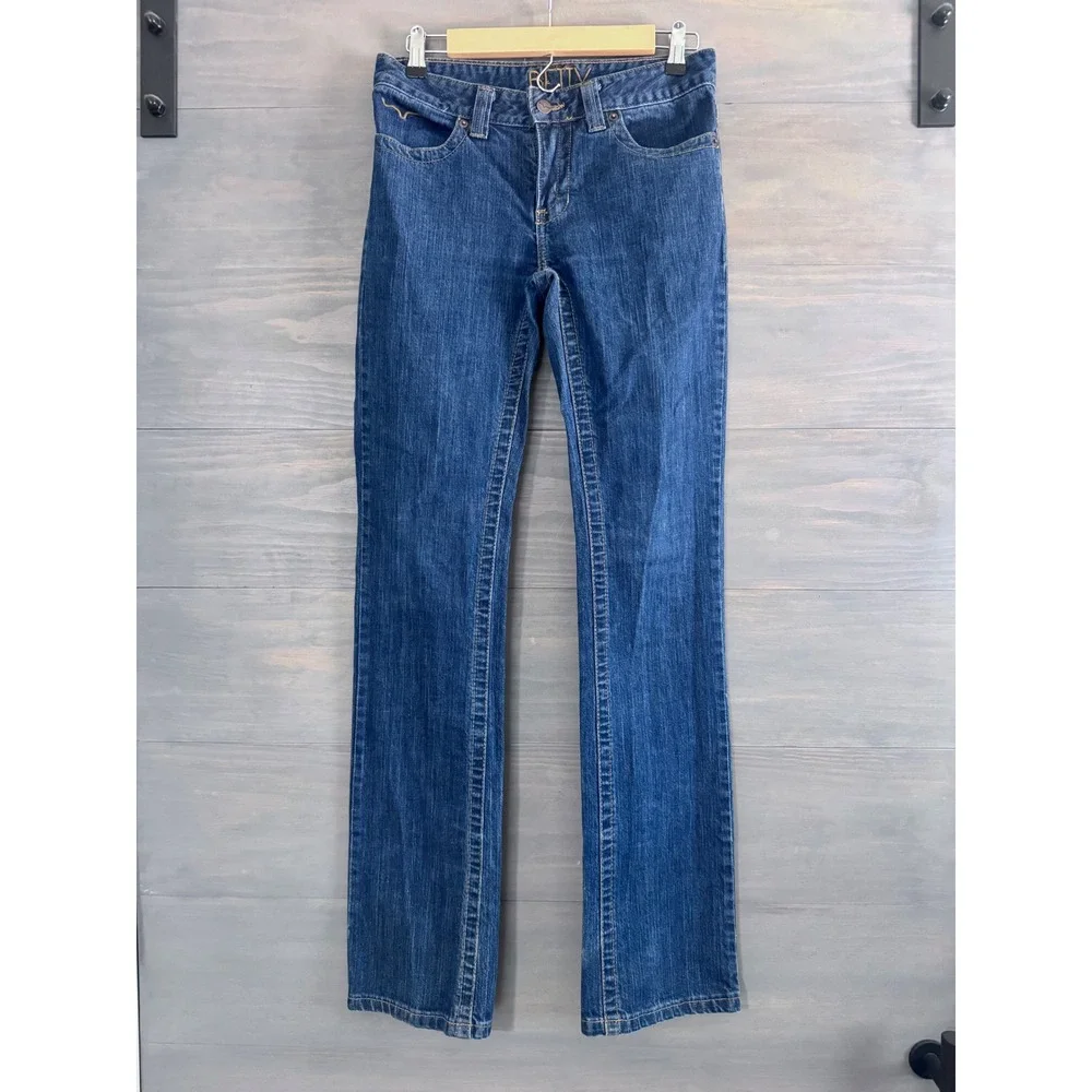 Kimes Ranch Jeans Women's 2/34 Blue Denim Betty Bootcut Western Made In USA - Picture 5 of 10